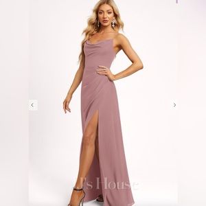 jj’s house | Dresses | Jjs House Aline Cowl Floor Length Chiffon ...